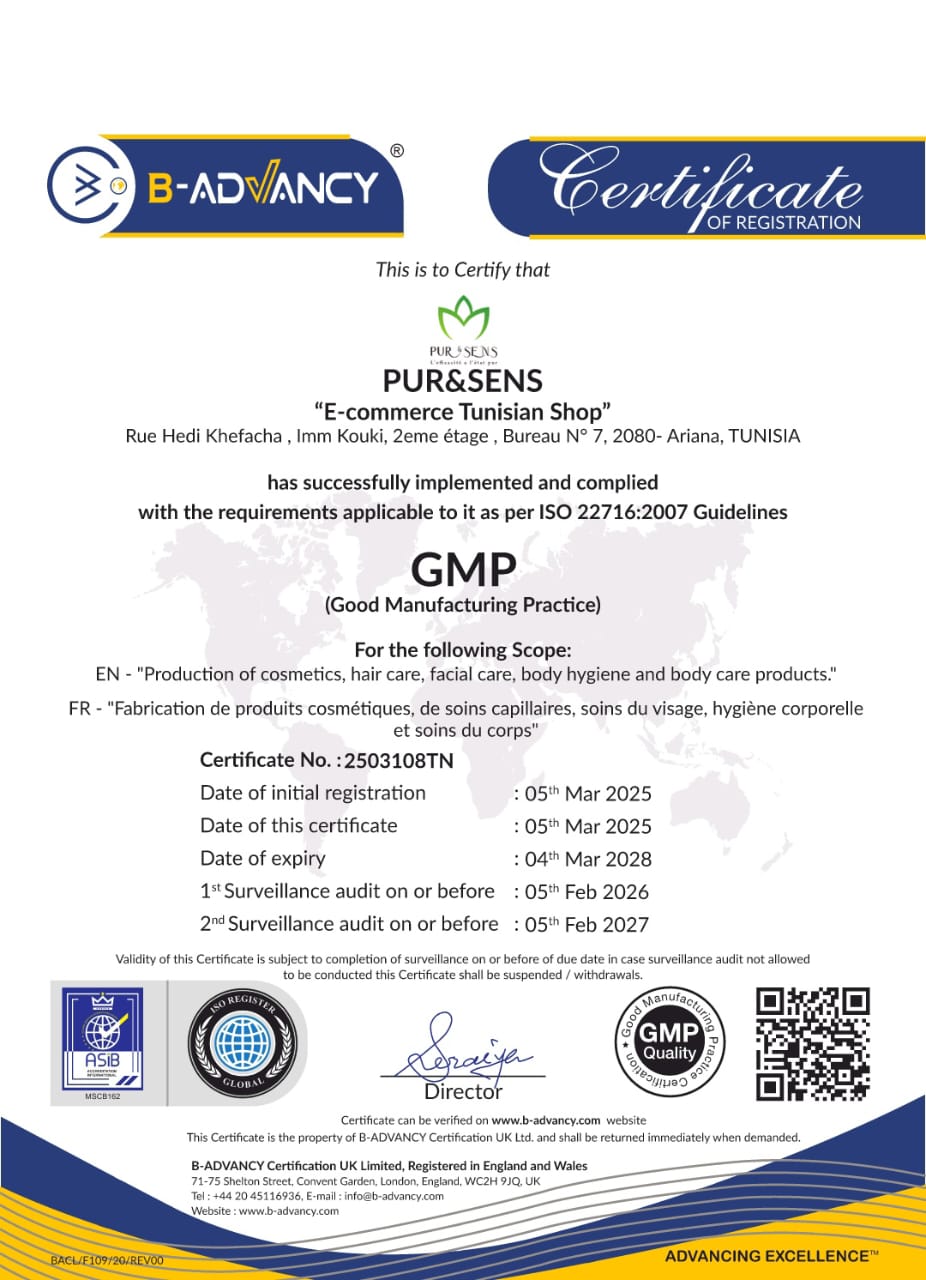 BioQi certificate
